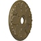 Ekena Millwork Milan Ceiling Medallion (Fits Canopies up to 4 5/8"), 24 1/2"OD x 3 1/2"ID x 1"P, Mississippi Mud CM24MIMMF - alternate 2